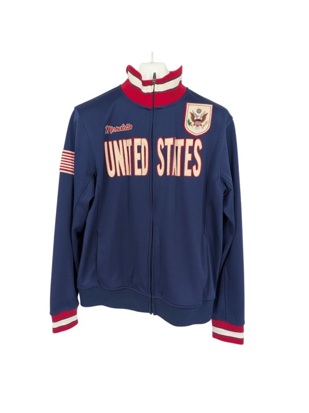Mondetta Team USA Track Jacket Full Zip Americana Athleisure Patriotic Y2K Large